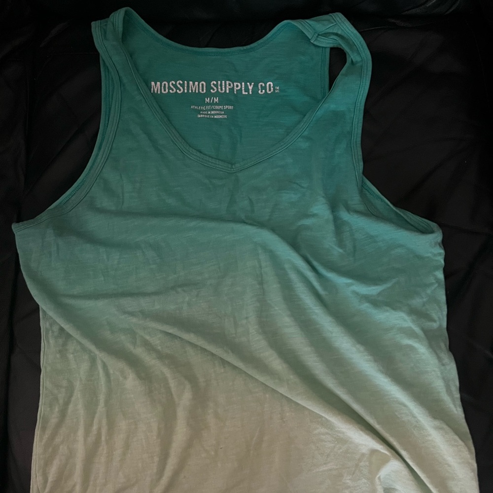 Green Ombré tank top